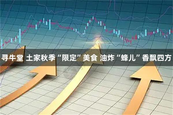 寻牛堂 土家秋季“限定”美食 油炸“蜂儿”香飘四方